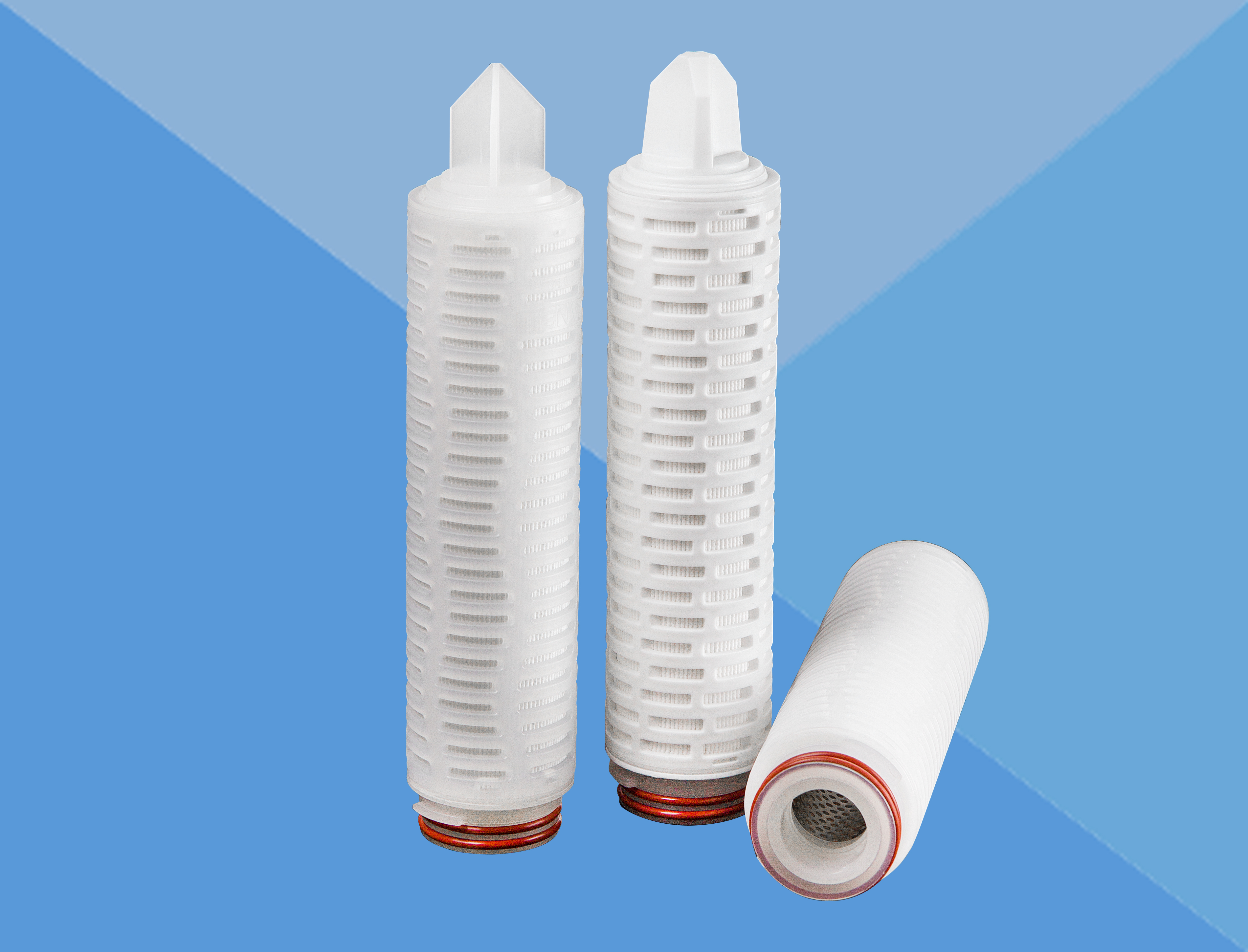 疏水PVDF（聚偏氟乙烯）折叠滤芯